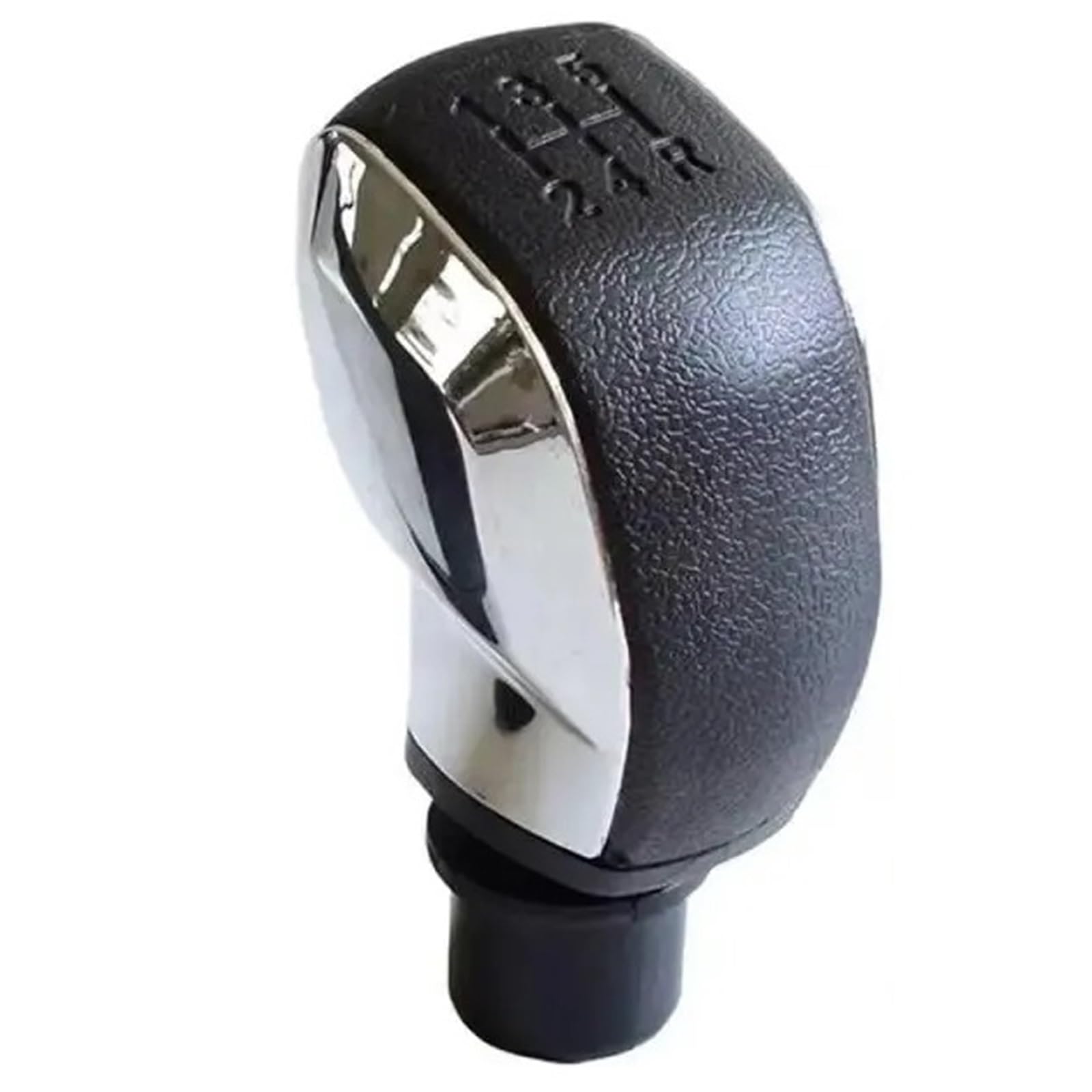 Jxewmtmc for Peugeot 307 301 206 207 408 308 508 2008 3008 5 Speed ABS Gear Shift Knob Gear Stick Shift Cover(Chrome)