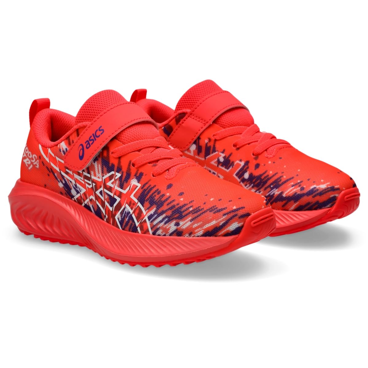 ASICS Kid's PRE Noosa TRI 16 Pre-School Running Shoes, K13, Flash RED/White