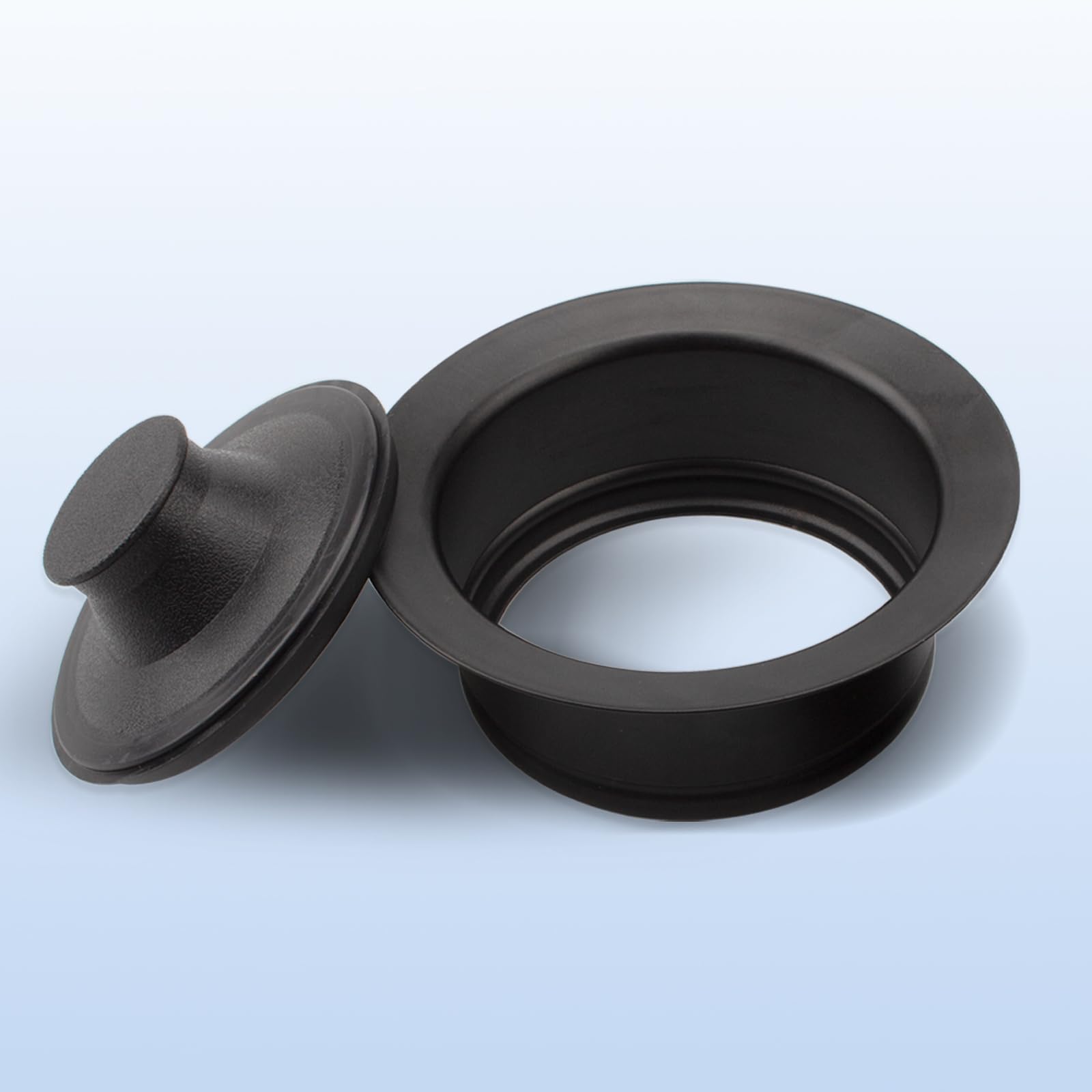 Brida y tapón para eliminación de basura en fregadero de cocina con apertura universal de 3.5"
