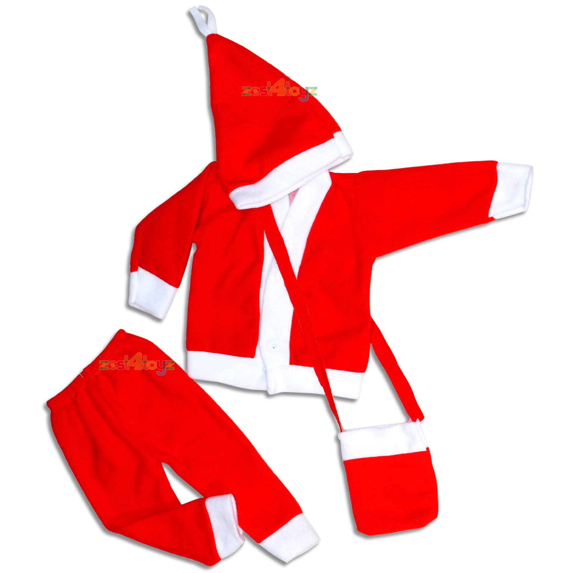 Zest 4 Toyz Santa Claus Dress Costume for Baby Boys Girls Kids (Age 3 to 4 Year) For Christmas/New Year (B09N9Q3LHV) Amazon Price History, Amazon Price Tracker