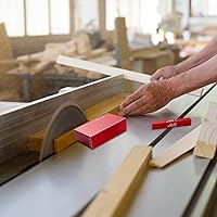Vista 6 de Juego de 15 barras de sierra de mesa de aluminio sólido de precisión para carpintería, marcas de tamaño grabadas con láser, tamaños grabados