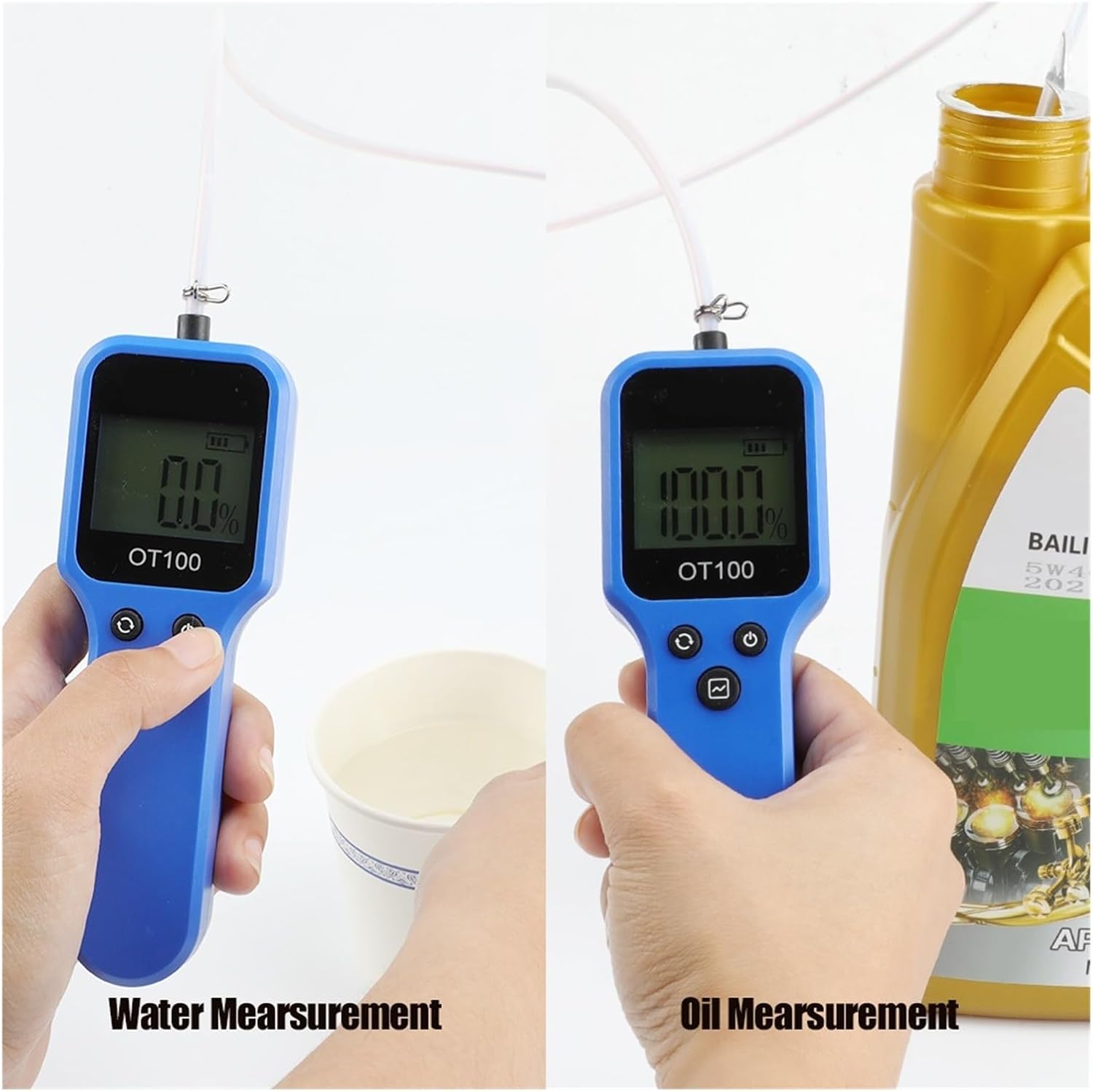 Brake Fluid Tester, Engine Oil Tester for Auto Check Oil Quality Detector Led Display Gas Analyzer Brake Fluid Tester