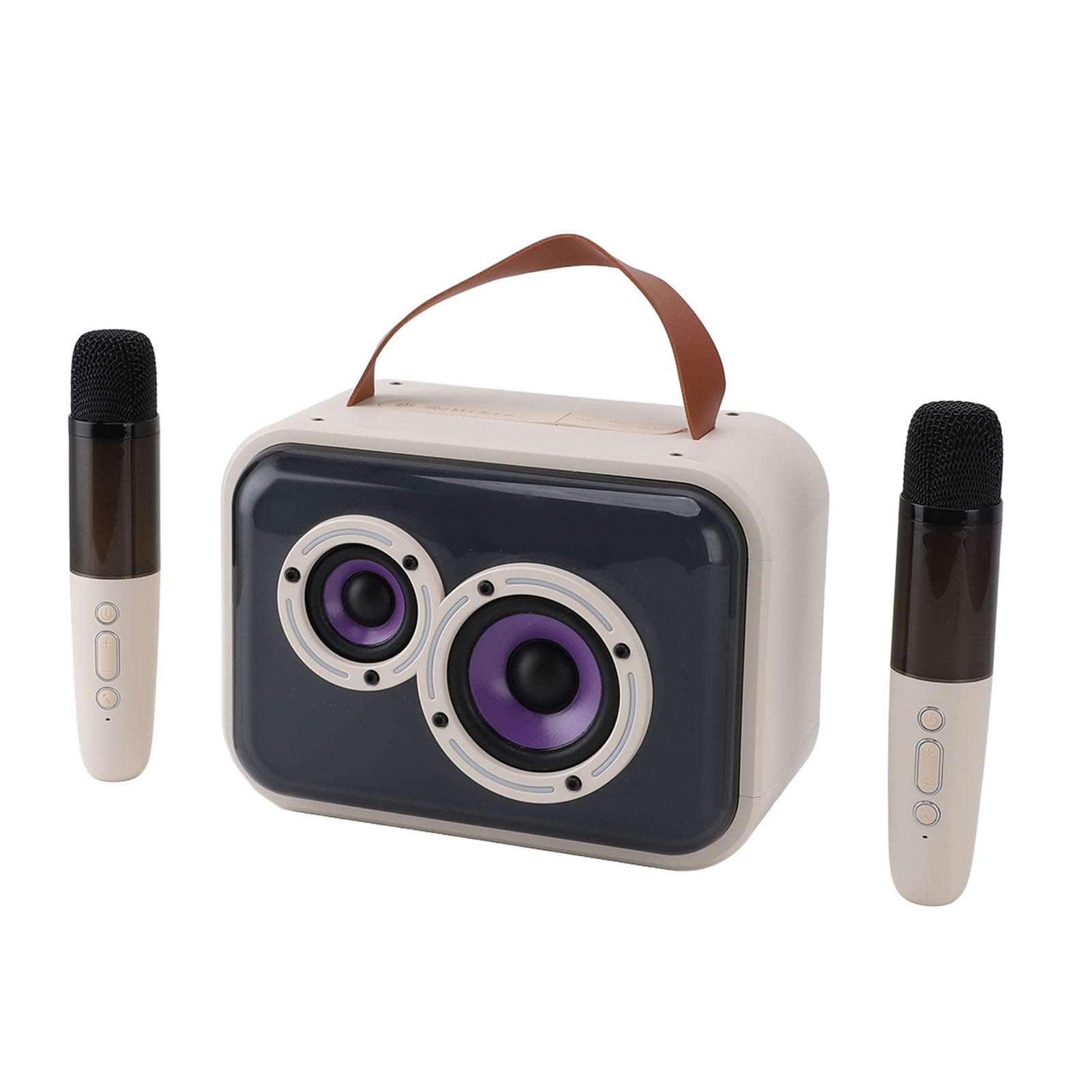 Hidyliu Macchina per Karaoke con Microfono per Bambini Portatile con Luci Colorate Bluetooth Senza Fili per Feste e Riunioni