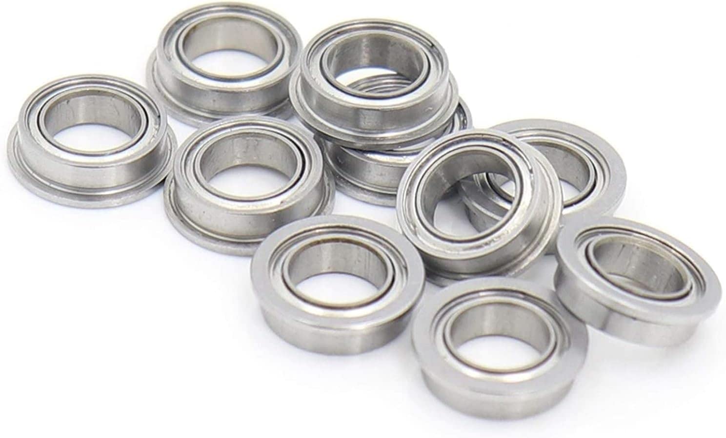 SMF62ZZ - Rodamiento de bolas de una sola fila ABEC-1, 5 unidades, 2 x 6 x 2,5 mm, rodamientos de bolas de acero inoxidable en miniatura S LF620ZZ MF62 SMF62 ZZ