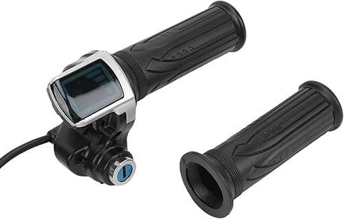Miniatura 3 de Juego de llaves de bloqueo de agarre de acelerador de bicicleta eléctrica, mango de acelerador y cable de agarre, indicador LED, empuñaduras de