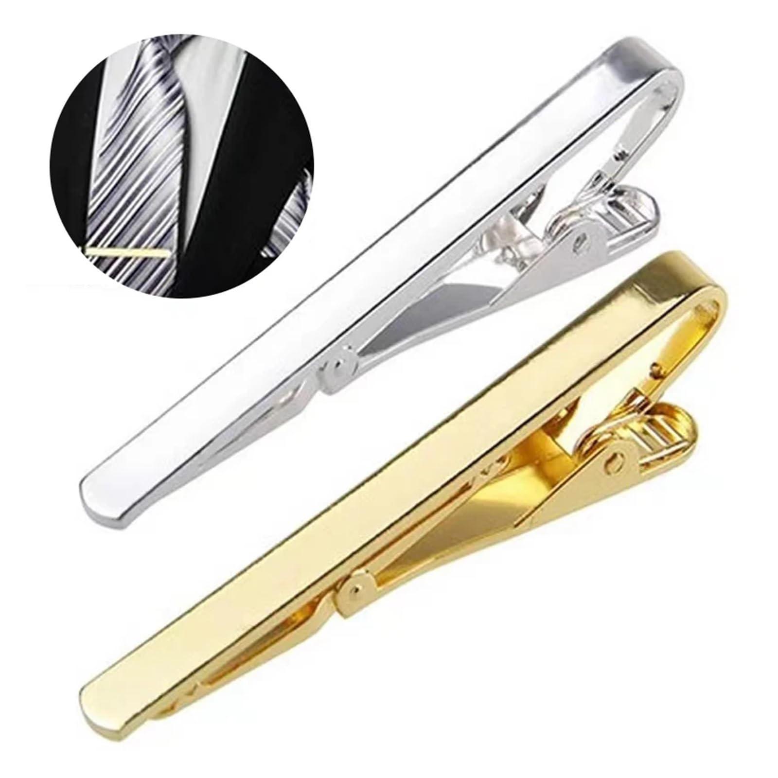 Pasador de Corbata Clips de corbata negocios for hombres, camisas vestir, alfiler for ceremonia boda for novio