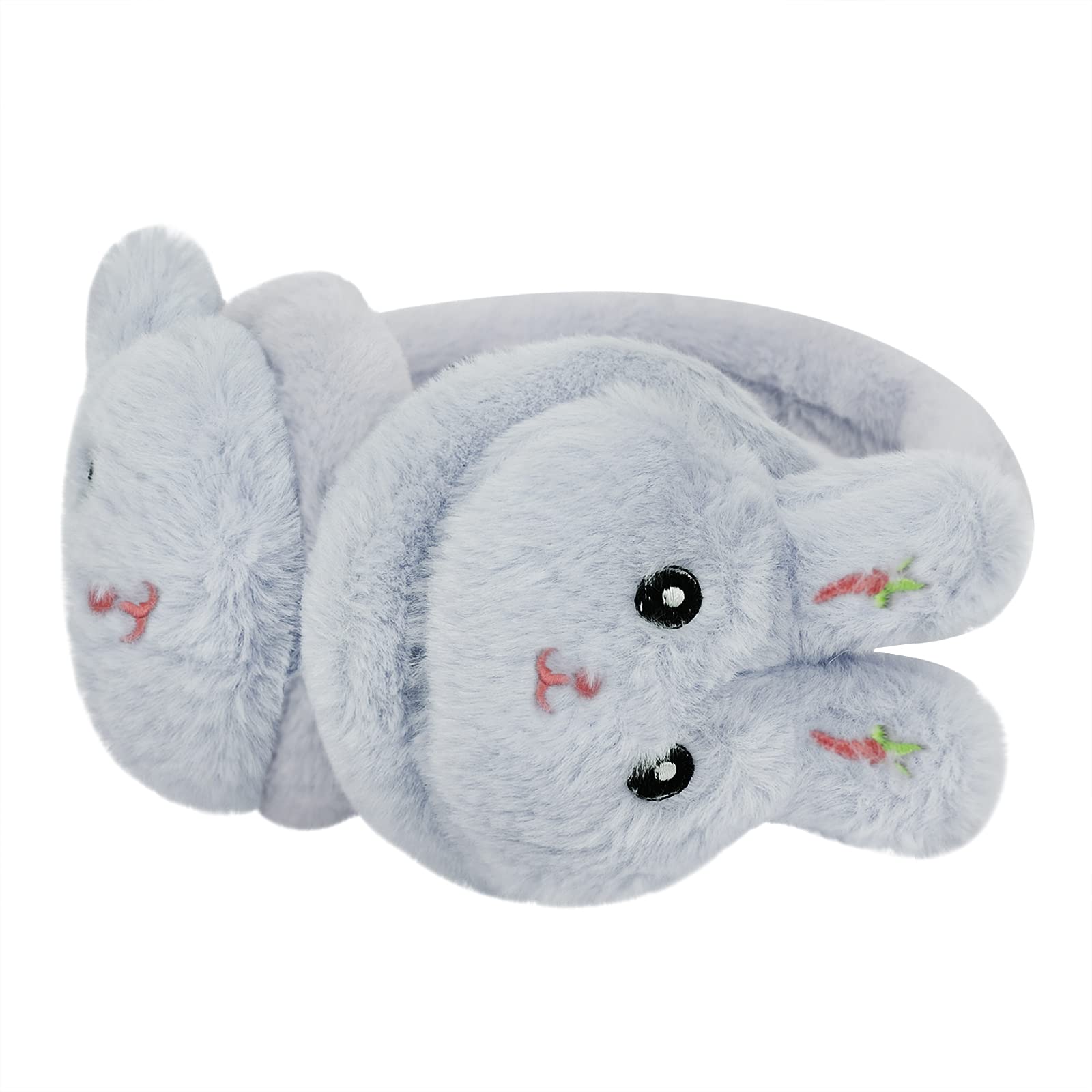 Kids Winter Ear Muffs Soft Plush Football Soccer Earmuffs Boys Girls Outdoor Ski Cycling Thermal Ear Warmers Earplugs