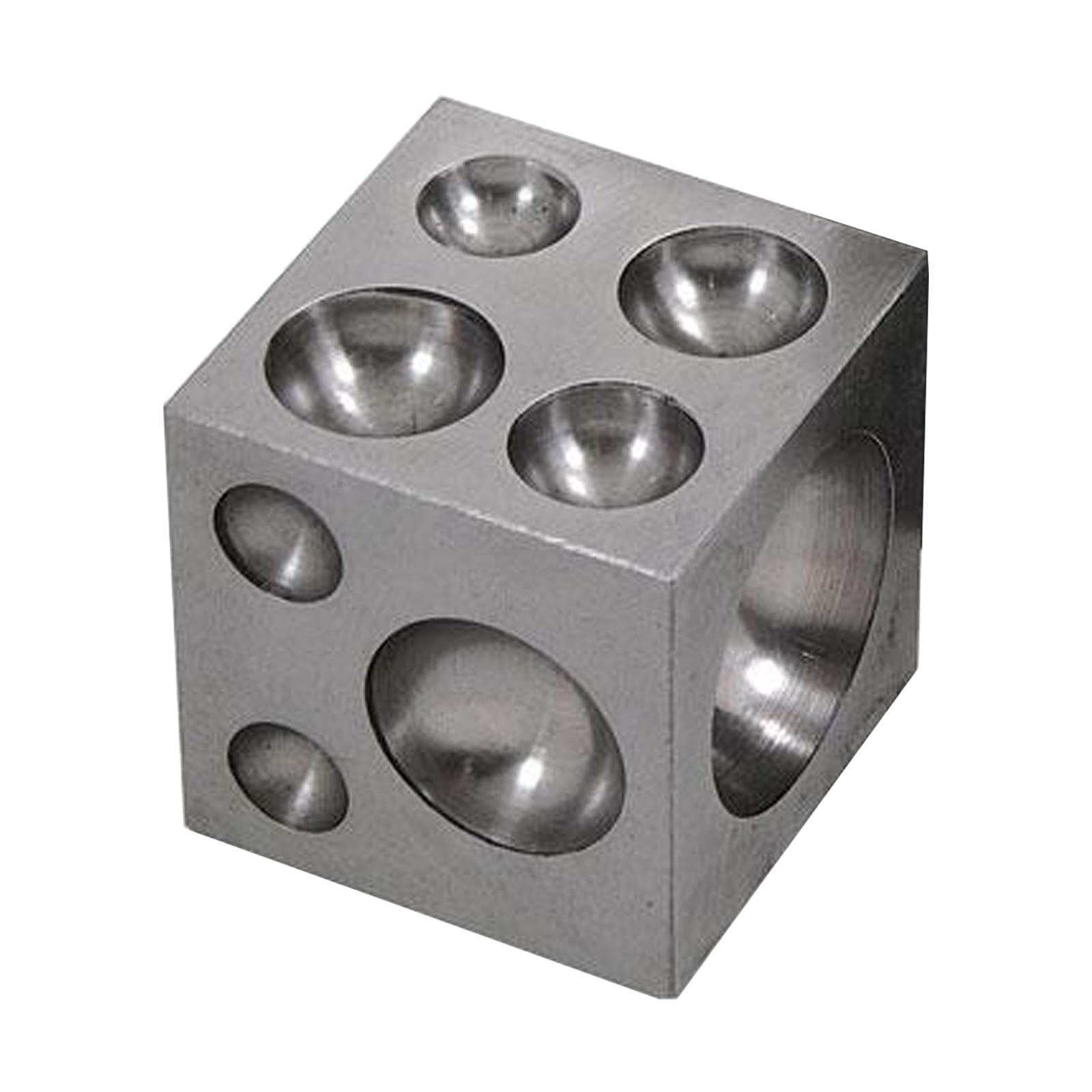 Dapetz ® 25 szt. stalowych bloków i dziurkaczy, zestaw narzędzi do kształtowania metalu, zestaw narzędzi do kształtowania i formowania biżuterii lub małych precyzyjnych części.