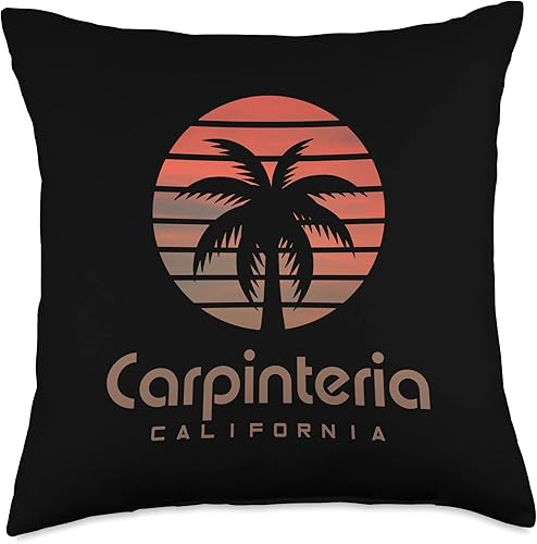 California Carpinteria Throw Pillow, 18x18, Multicolor