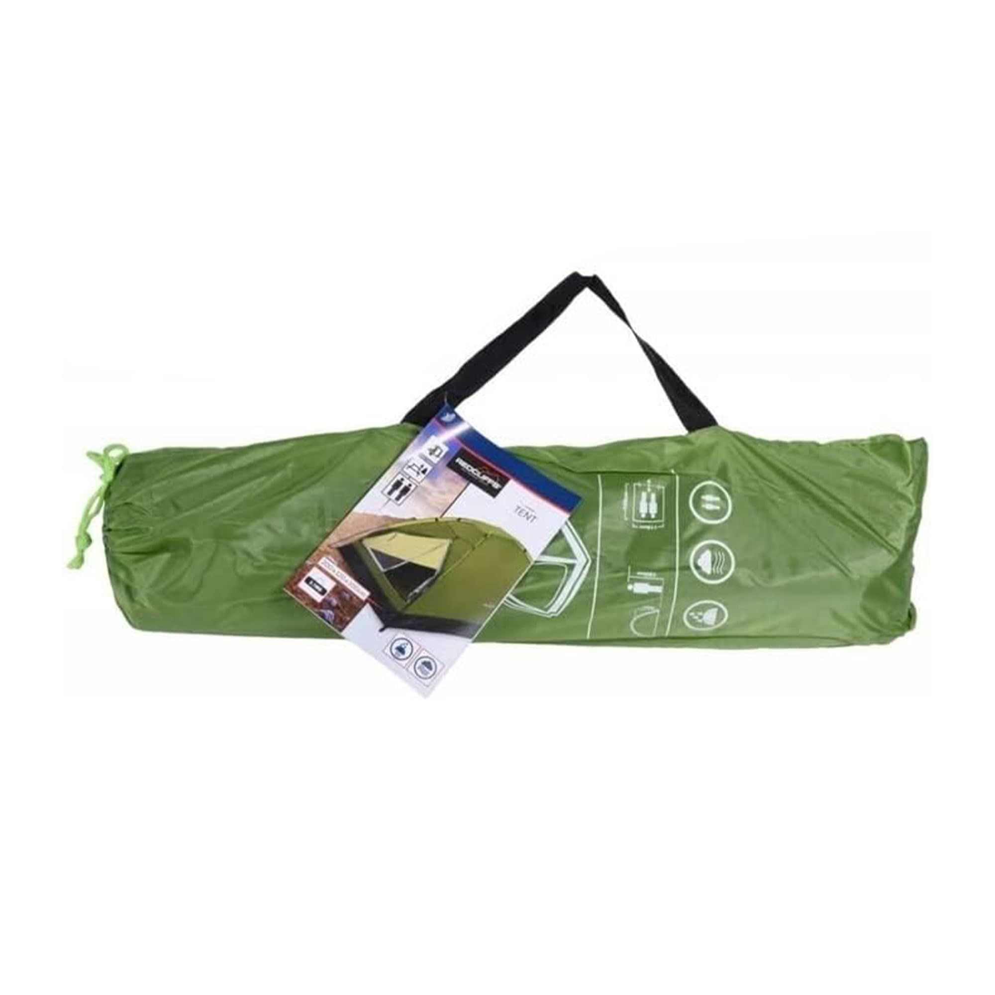 Well Home Tienda de Campaña Monodomo para 2 Personas en Color Verde 200x120x100cm