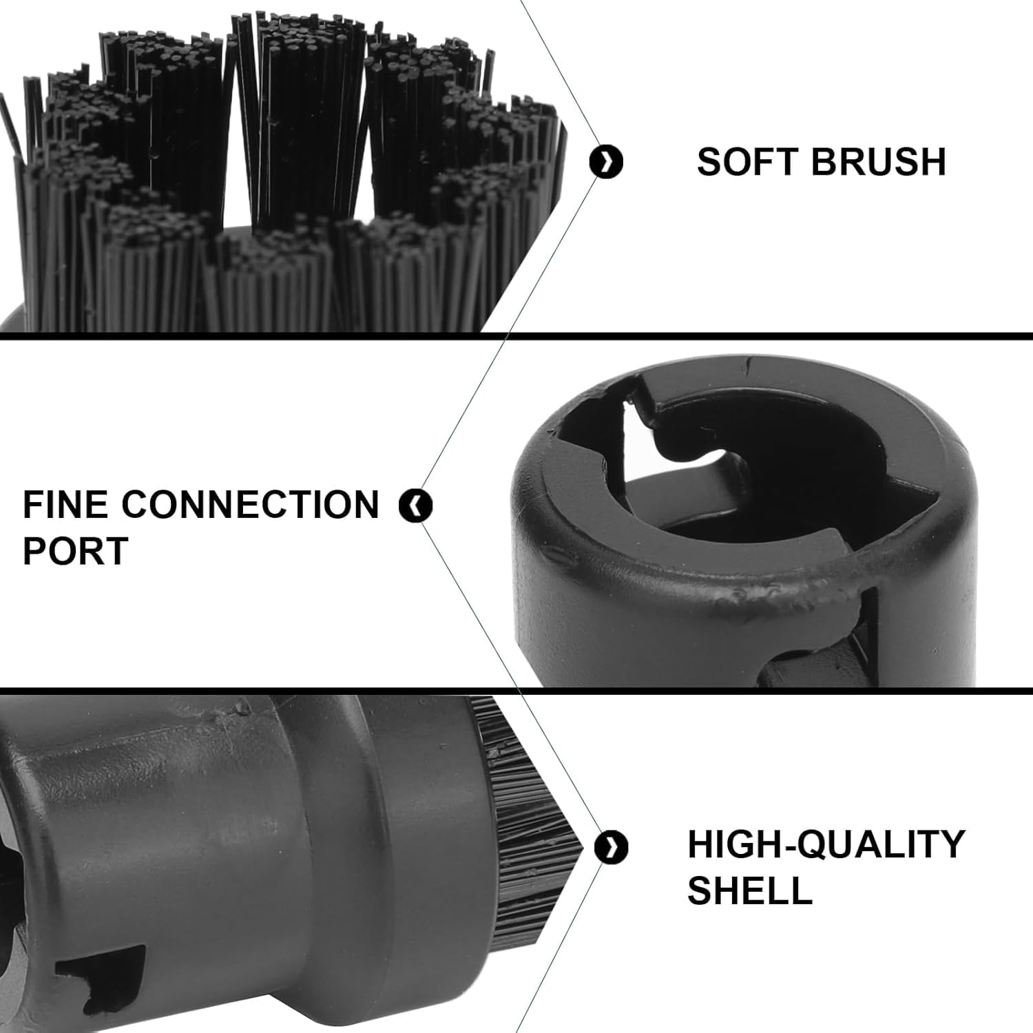 Cepillo para Motor de Vapor, Cepillo para Vapor, 5 Piezas, Cepillo para Motor de Vapor, Cepillo de Repuesto para SC1 SC2 SC3 SC4 SC5