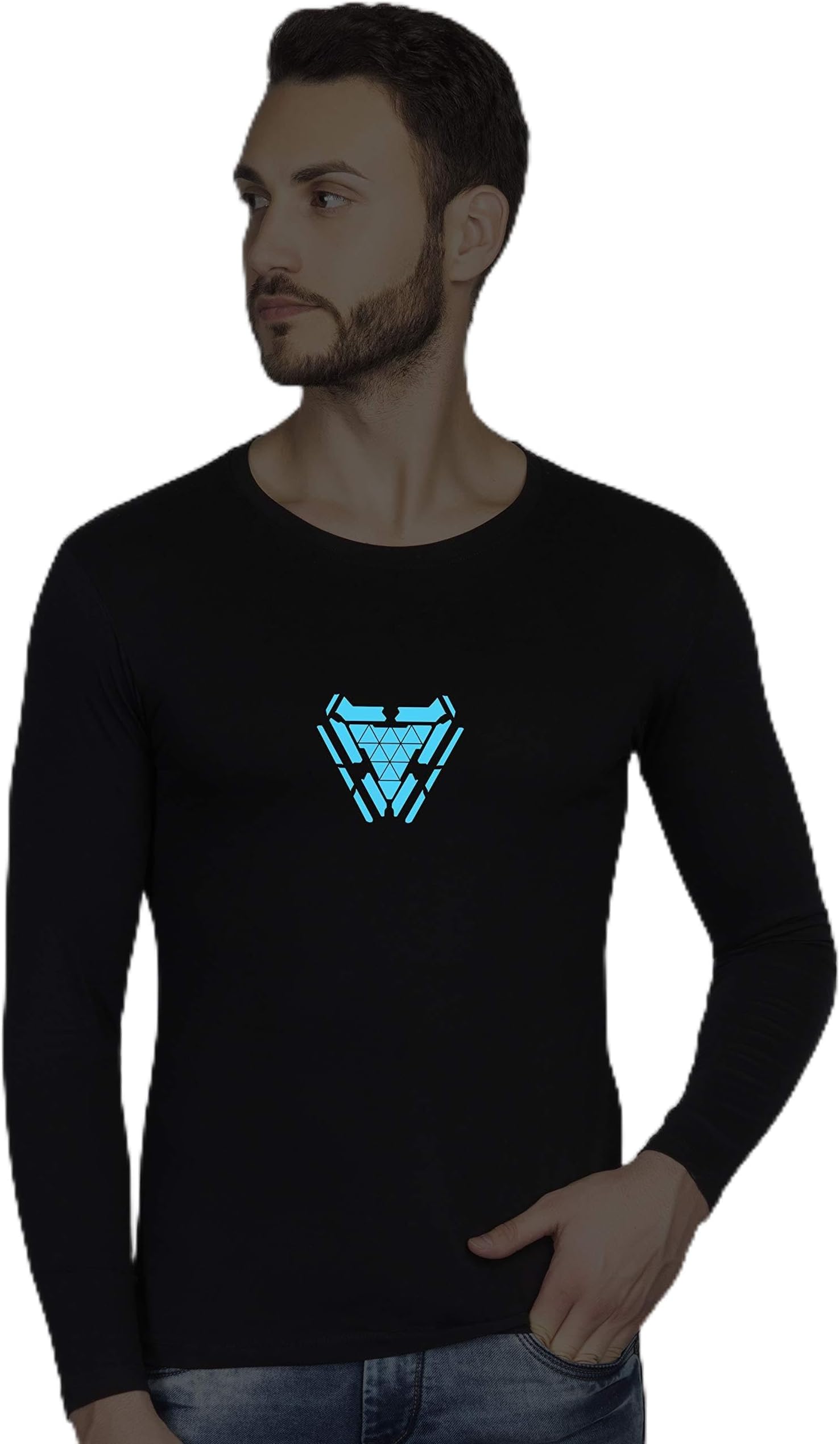 Men's Cotton Graphics Printed Tshirt(BHavngrs;)
