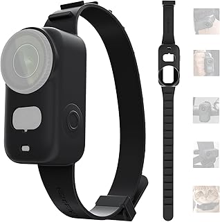 DJI Osmo Nano 専用保護カバー リストストラップ シリコンケース 多機能固定ベルト|手首ストラップ・ドッグ/キャット首輪・自転車ハンドル装着対応|滑り止め・傷防止 Osmo Nano アクセサリー (保護ケース)