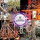 Halloween Deko Outdoor Set,Riesenspinne Dehnbare Spinnennetze für Innen/Außen, Garten,Tür Fenster Kamin Häuser Spukhaus&Partyzubehör-Schaurige Atmosphäre für Ihre Feier