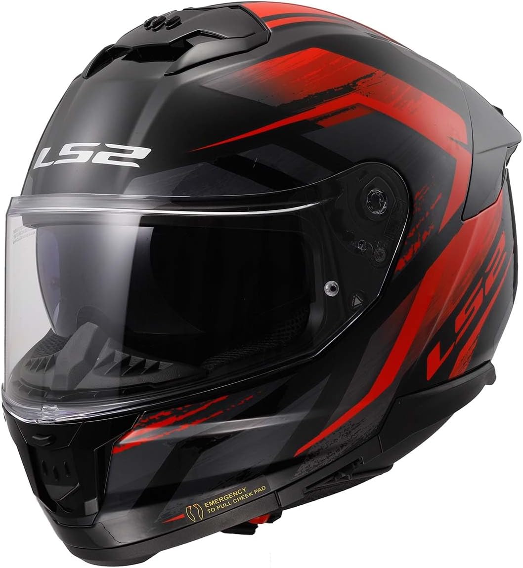 Helmets Stream II Full Face Motorcycle Helmet W/ SunShield