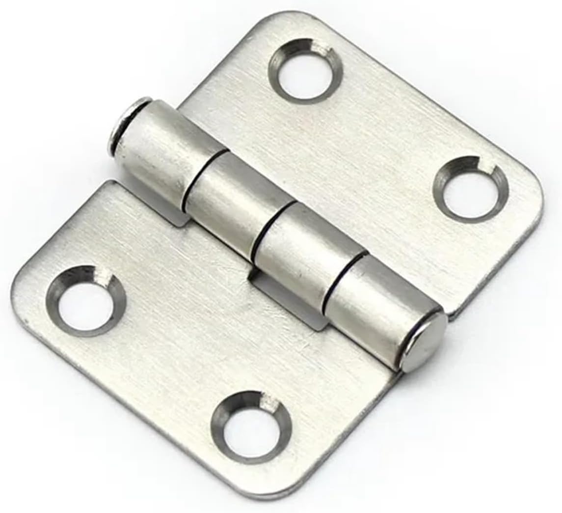 Industrial Equipment Stainless Steel Hinge Electrical Cabinet Door Load-Bearing Foldable 1Pcs(304 Polishing)