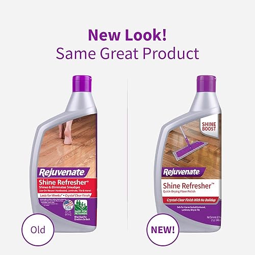 Miniatura 2 de Rejuvenate Shine Refresher renueva el brillo en pisos más nuevos y recientemente restaura los pisos, incluyendo madera dura sellada, laminado,