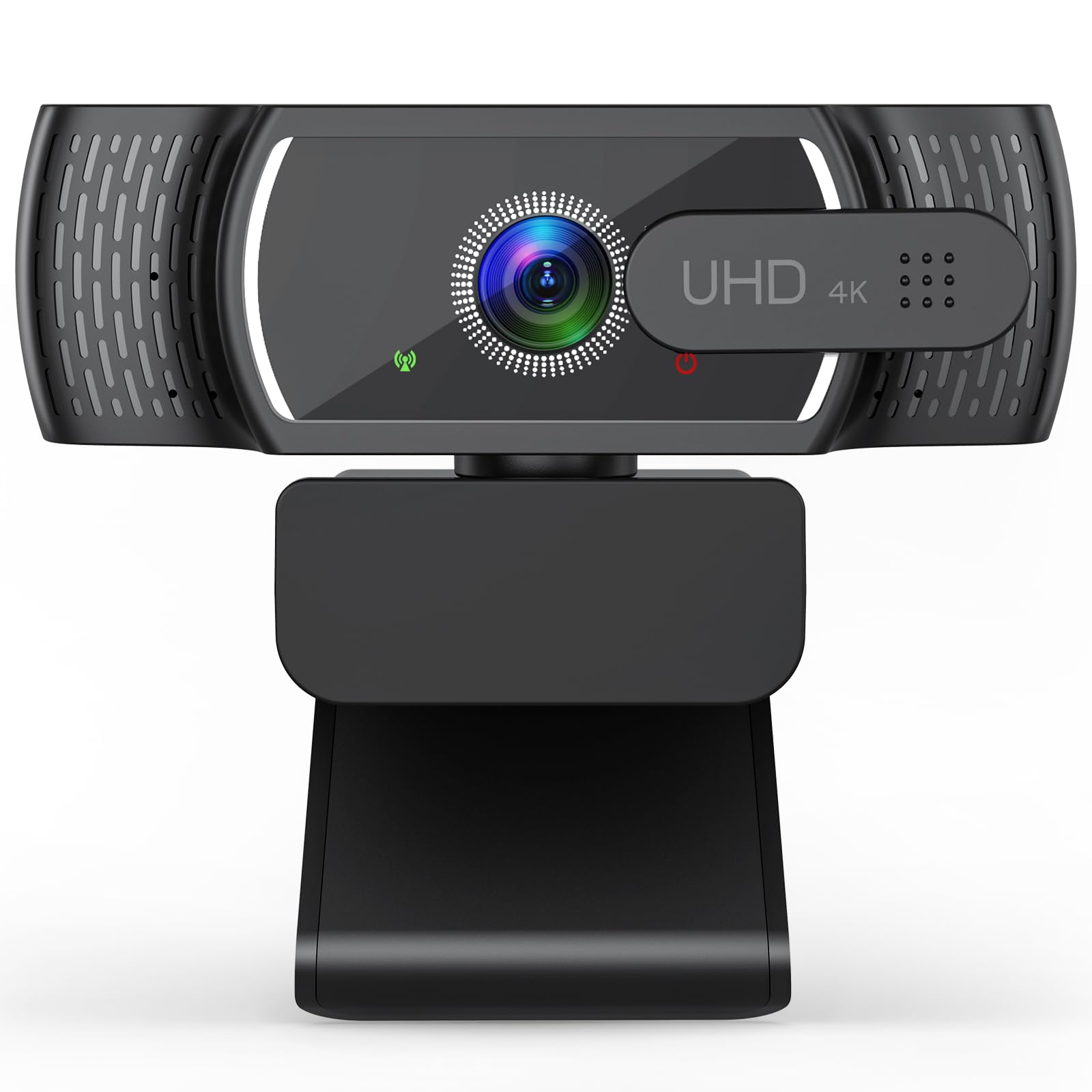 Cámara web 4K para PC, sensor Sony de 1/2.5 pulgadas, enfoque automático PDAF, 2 micrófonos con cancelación de ruido, cubierta de privacidad, campo de visión de 80°, cámara de laptop funciona con zoom