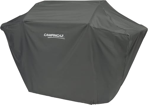 Campingaz Premium XL grill cover, waterproof grill cover hood with PU coating, weatherproof, stable fastening 4 Series models, protection against sun, dust, rain, Black - 2