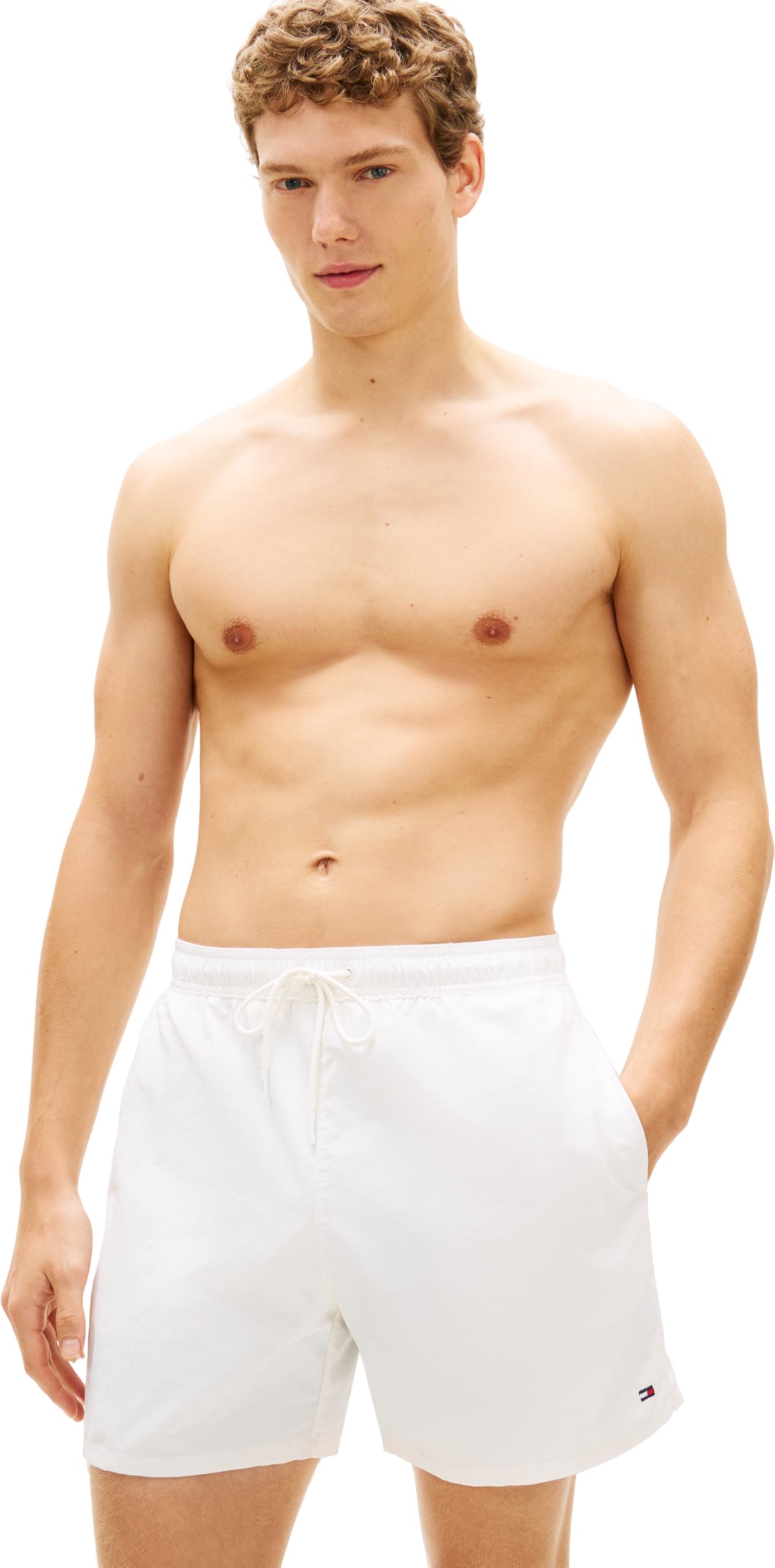 Tommy Hilfiger Herren Badeshorts Medium Drawstring mit Logo