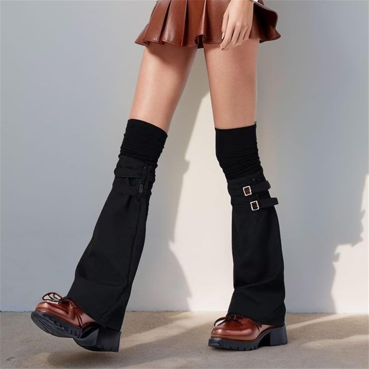 Y2k パンク ファッション レッグウォーマー ゴス グランジ エモ シーン レディース