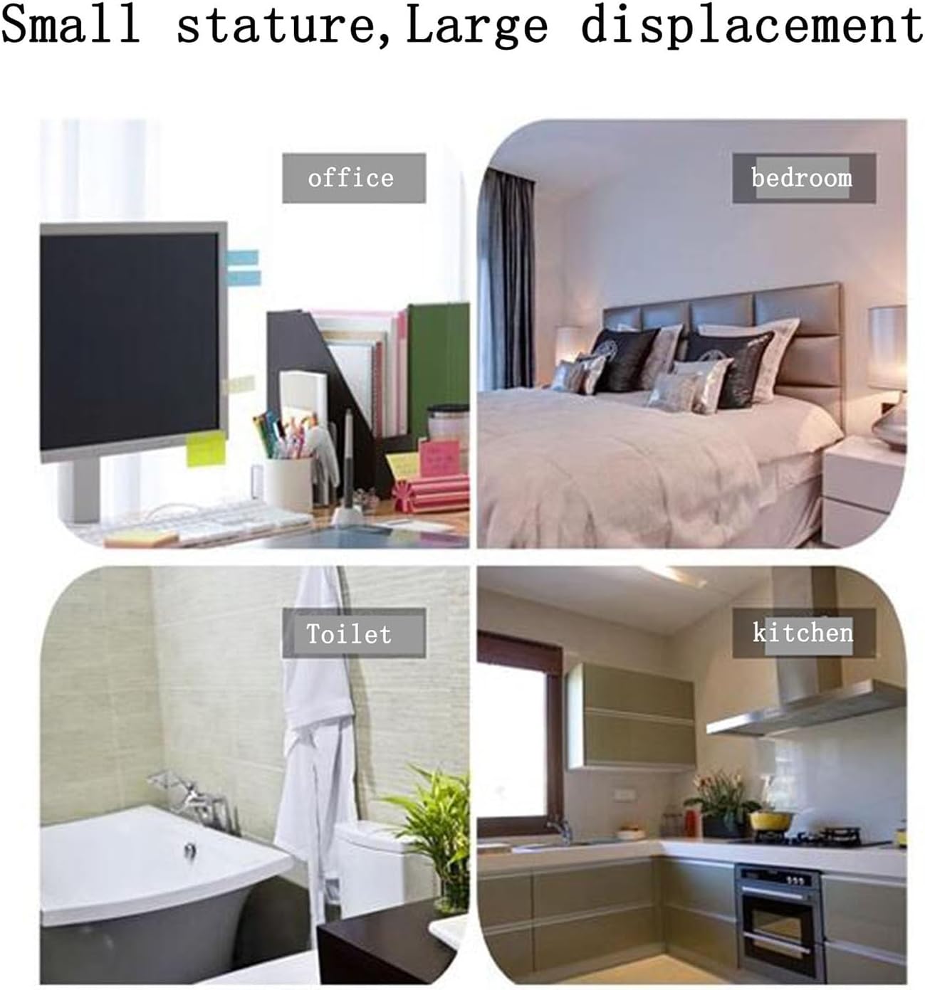 ICEMOB Kitchen Extractor Fan with Check Valve,Movable Household Inline Duct Fan,Removable Base,Silent Bathroom Exhaust Fan,for Warehouse, Restaurant,Garage Ventilation,Installation-Free,8 inches