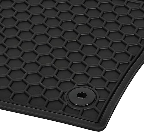 Miniatura 2 de Matericuo Car Floor Mats Custom Fit for Corvette C8 2020-2023 Black Rubber Auto Liner Mats All Weather Protection Heavy Duty Odorless