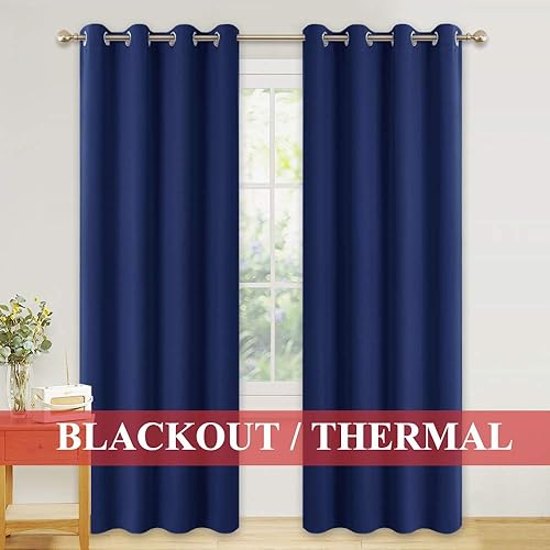 Navy Curtains 90x90 Amazon Co Uk