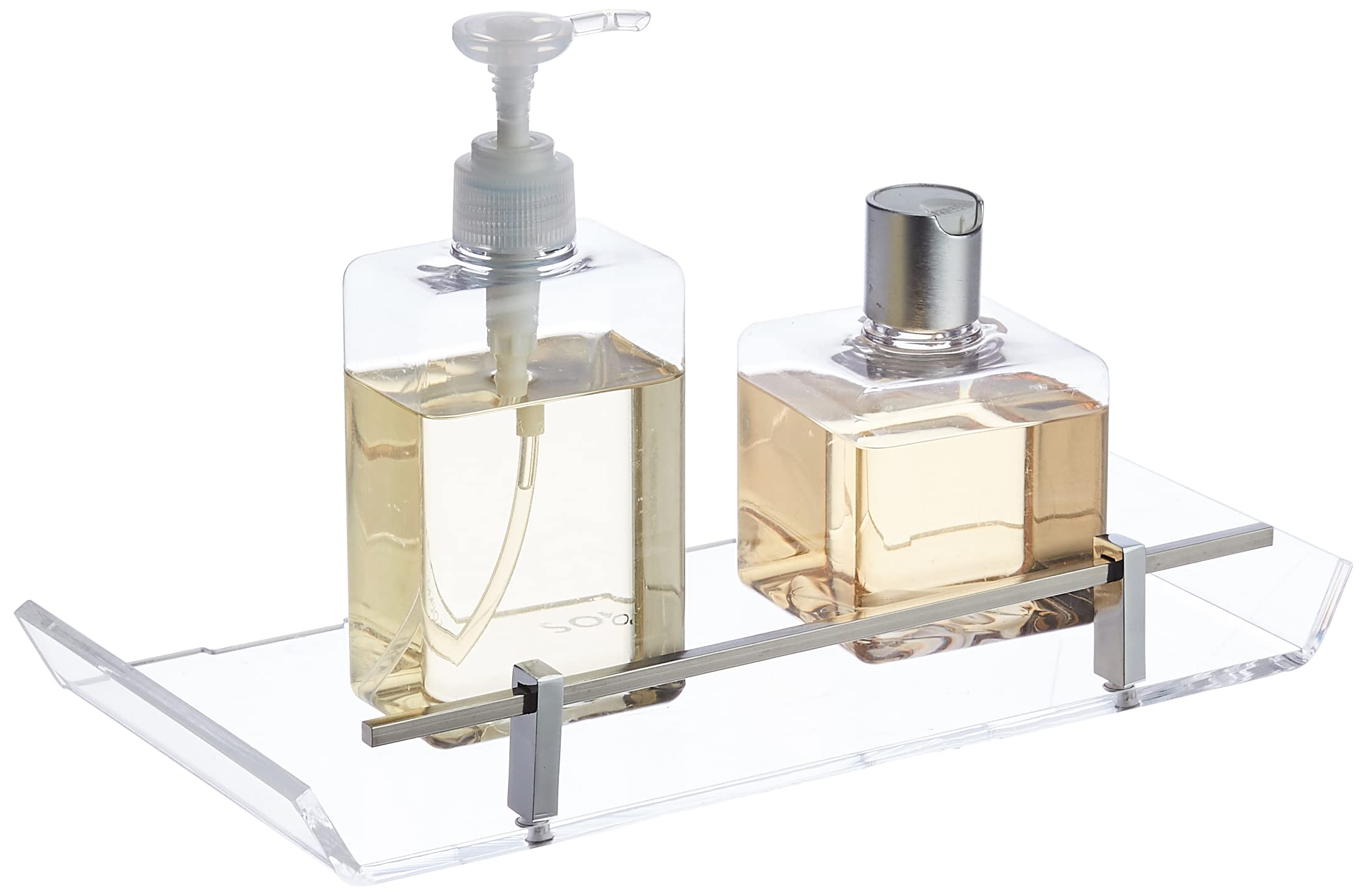 Amazon Brand - Solimo Premium Acrylic Glass Wall-Mount Shelf, for Storing Bathroom and Home Accessories - (Clear, 12 x 5.5 inches, 1 Pc) (B09X1DKTZF) Amazon Price History, Amazon Price Tracker