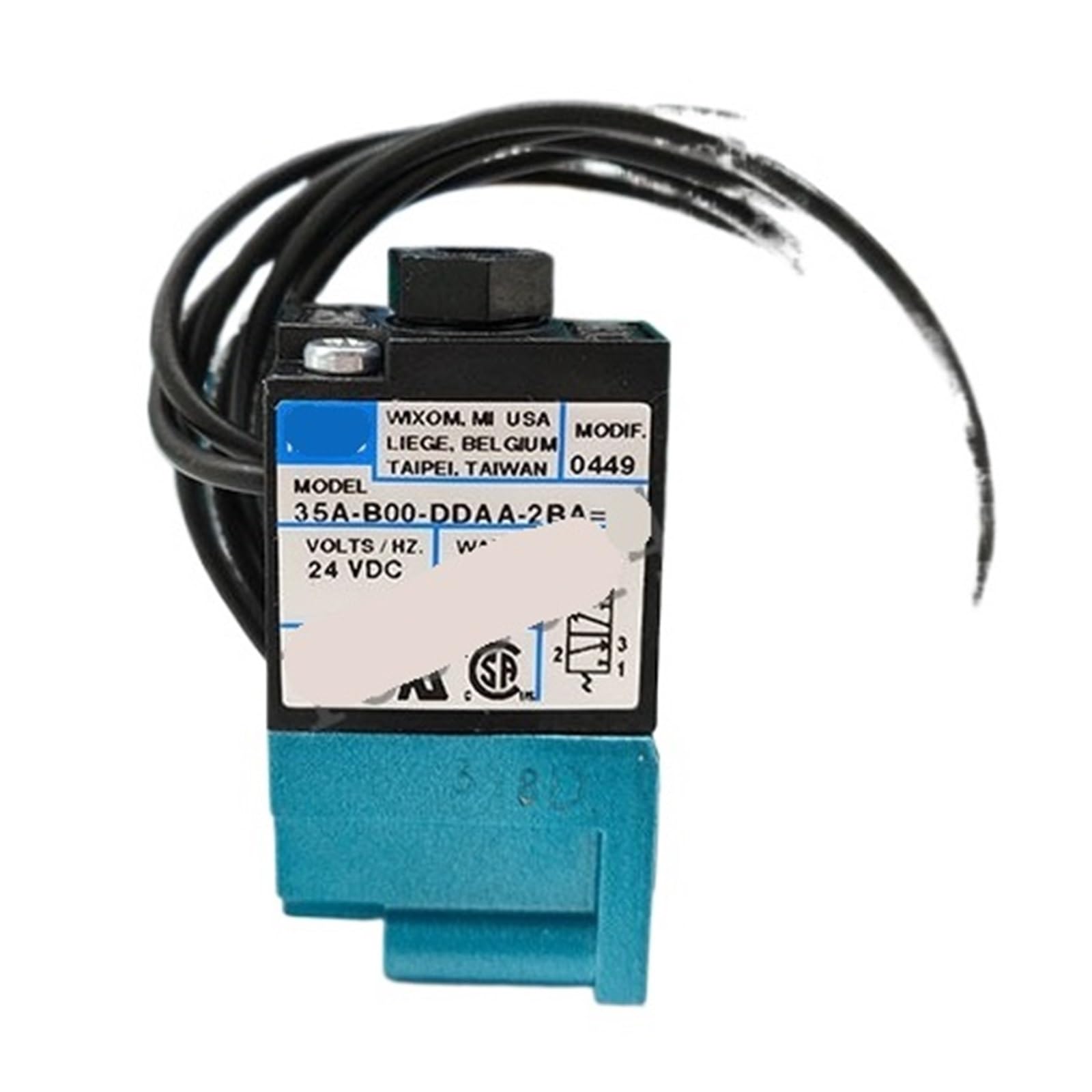 Électrovanne 35A-B00-DDAA-2BA MOD0449 pour système pneumatique industriel