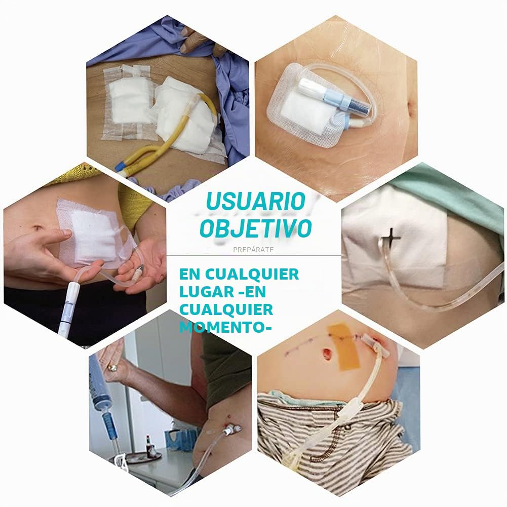 Bolsa de ducha de diálisis peritoneal, impermeable, protector de puerto de catéter PD para tubo de alimentación de clavijas, soporte de tubo GTube, juego de transferencia de estómago, accesorios de