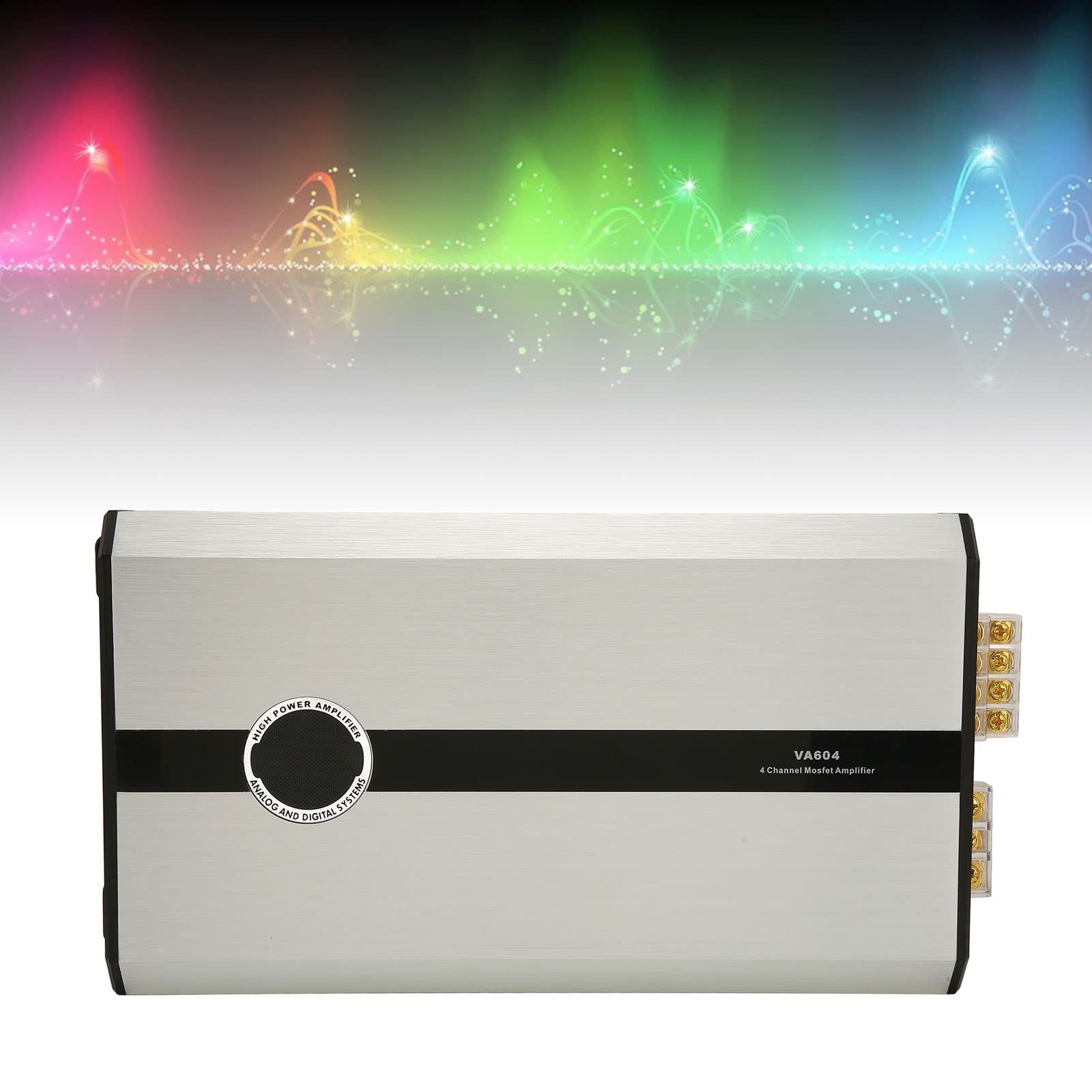 Bediffer Wzmacniacz Radia Samochodowego o Mocy 60 W RMS i Szybkim