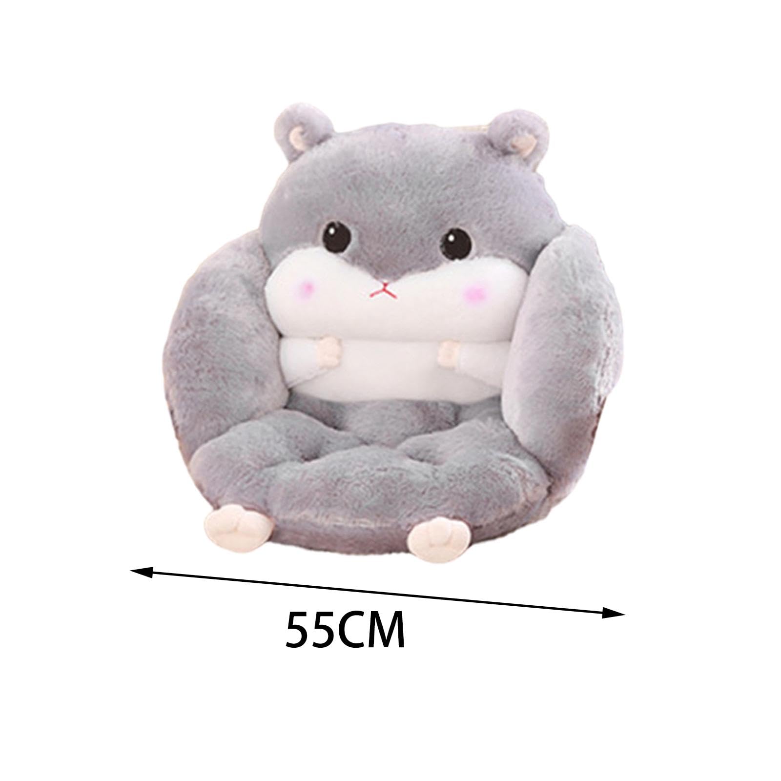 Fityle Hamster Sitzkissen – Plüsch, 55x45x40 Cm – Halbumschlossen Für Stuhl, Boden, Bett – Kuschelig & Rückenstützend