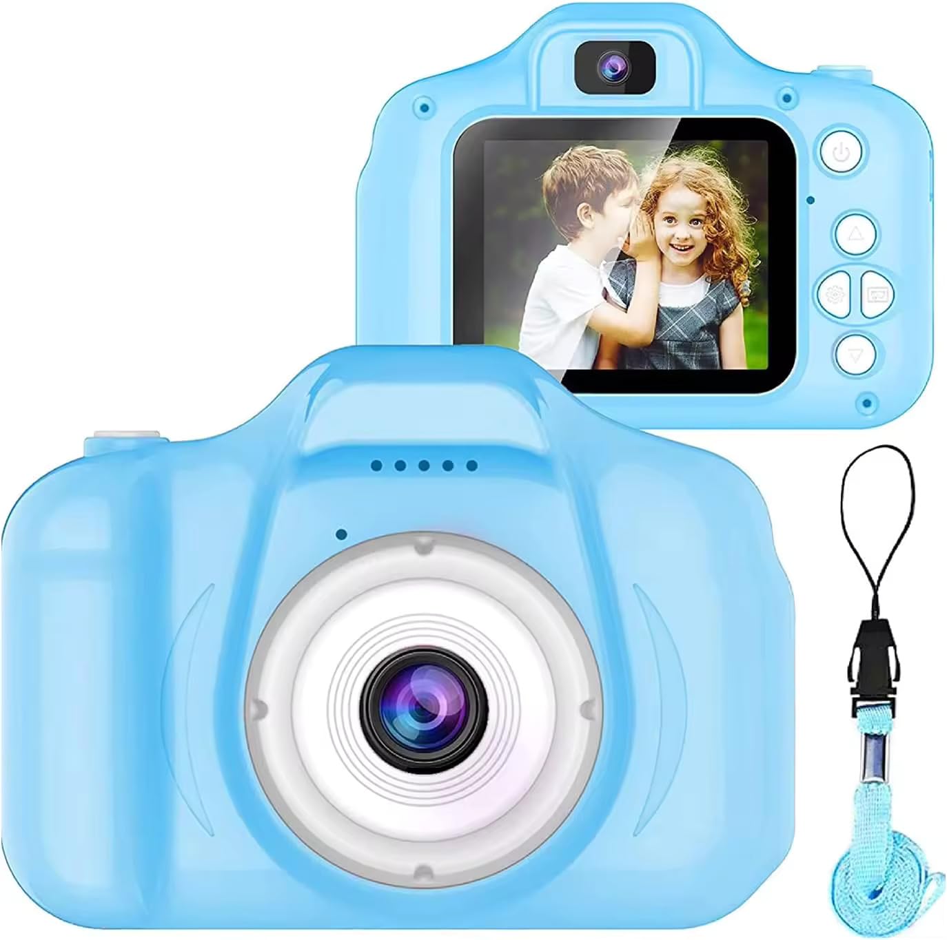 Zinnia Camera for Kids, Digital Camera for 720p Video Recoding, SD Card Support & MP3 Music Player with Games, 13 MP Dual Selfie Camera for Photography for Kids (Kids Camera Blue)-image-4