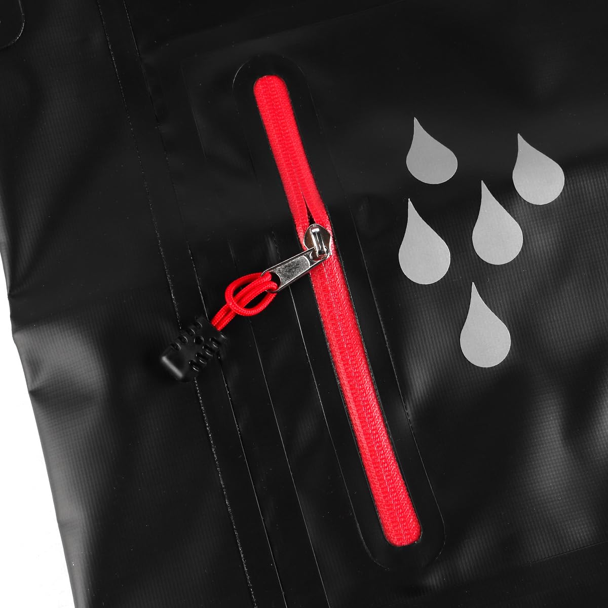 Sarini Sac à Dos étanche 25 l avec Fermeture à enroulement et étui de téléphone étanche IPX8 pour canoë, Kayak, Rafting, Ski, pêche, Camping