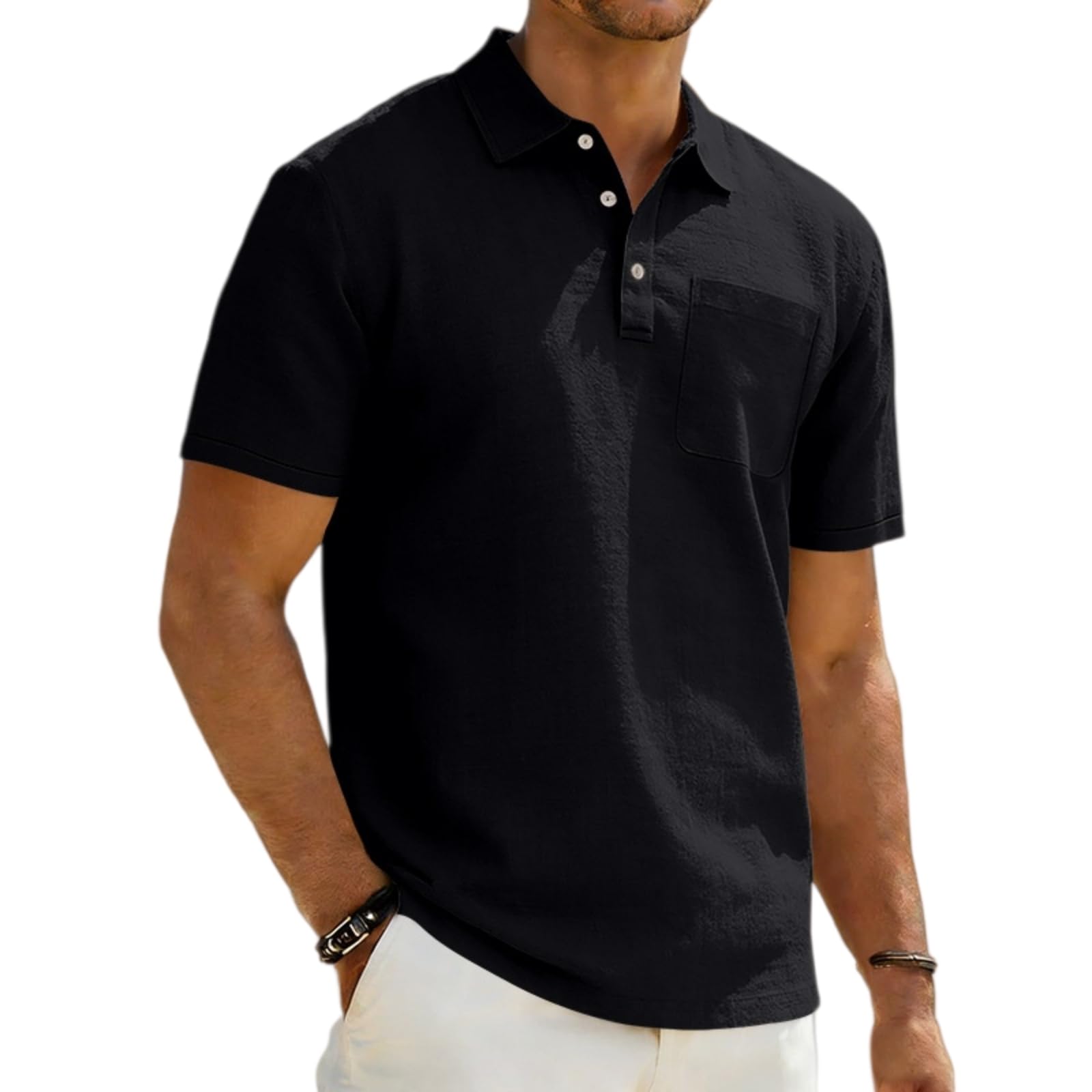 Chemise de poche décontractée d'été pour rester frais lors des sorties urbaines et terrasses