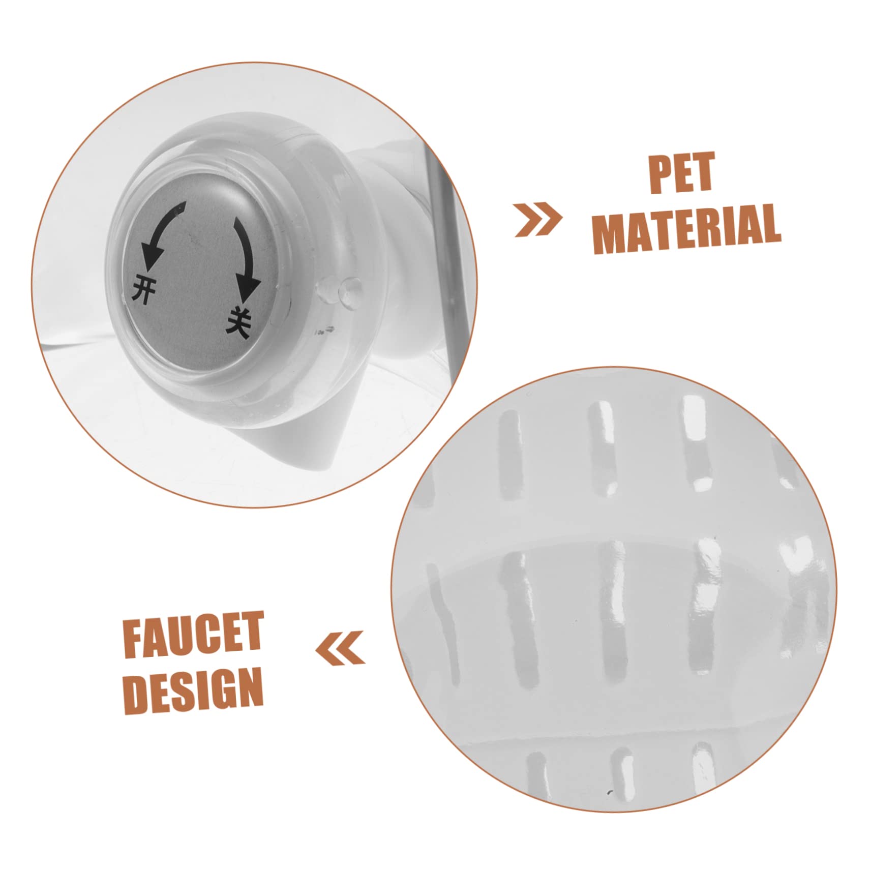 GLEAVI Fridge Drink Dispenser with Faucet Large Capacity Juice and Beverage Container for Parties Easy to Use Water Pitcher with Sealing Lid and Design for Home Use