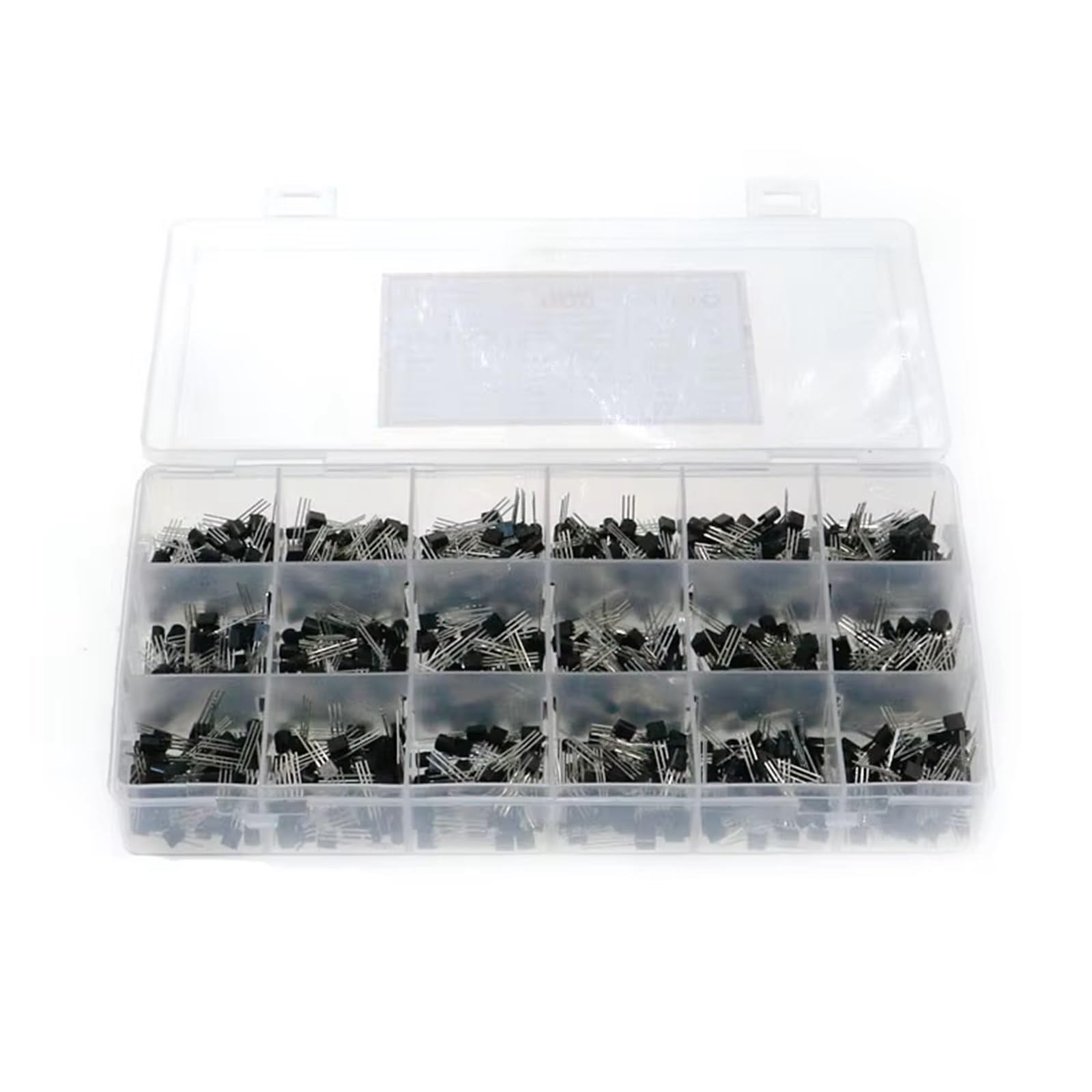 Set Di Transistor A Triodo Bipolare Da 18 Valori Da 900 Pezzi TO-92 A1015-2N5551 Kit Scatola