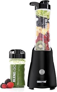 Personal Blender | Stainless Steel Blade | GSB44075 - Safety Lock, 570ml & 400ml BPA-Free Tritan Jar, 300W Motor, Multi- Safe Protection, Abs Plastic Housing