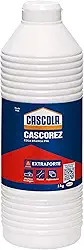 Cascola Cascorez Extra, Cola branca extra forte de fácil aplicação, Cola de PVA com secagem transparente, Cascorez para colagens de alto desempenho, 1x1kg
