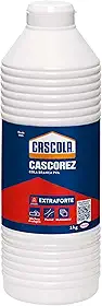 Cascola Cascorez Extra, Cola branca extra forte de fácil aplicação, Cola de PVA com secagem transparente, Cascorez para colagens de alto desempenho, 1x1kg