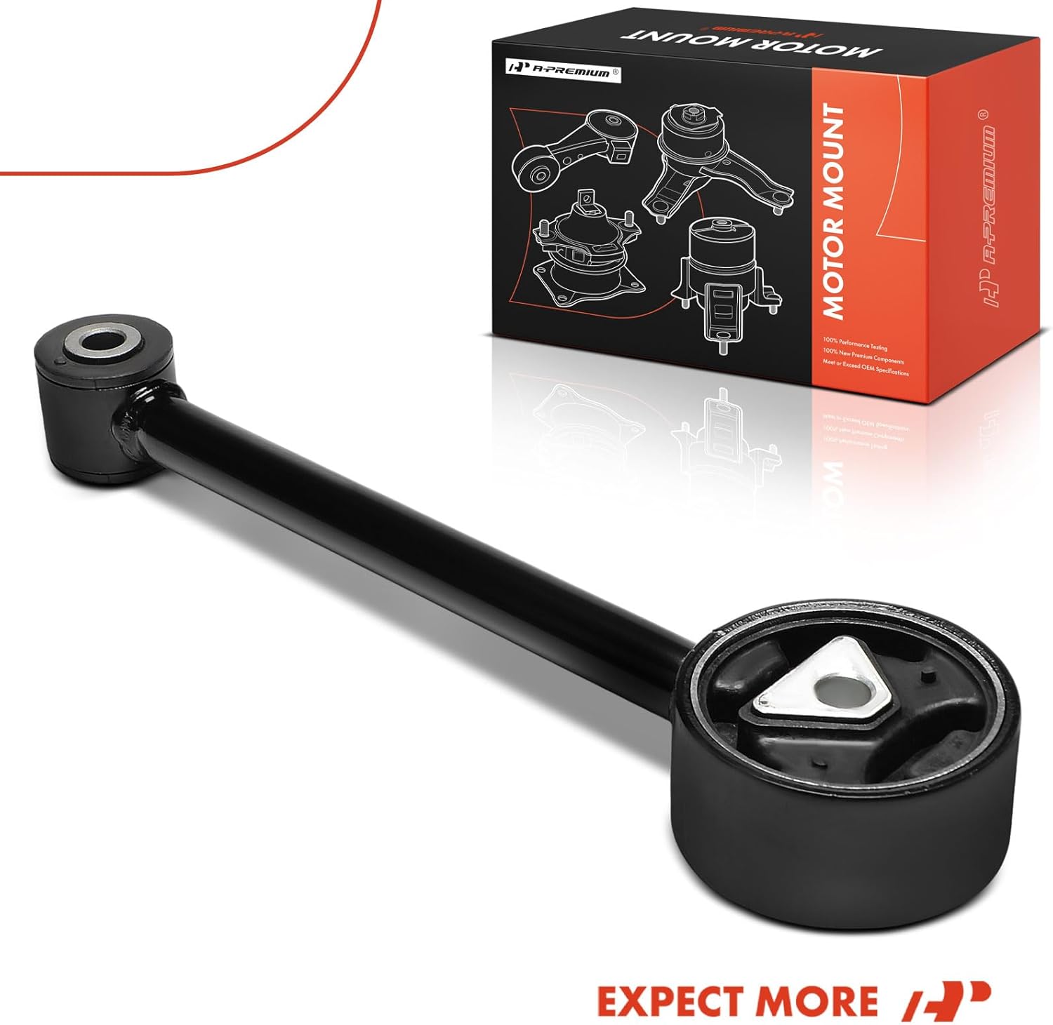 A-Premium Rear Lower Torque Strut Mount Compatible with Mitsubishi Mirage 2014-2021, Mirage G4 2017-2022 & Dodge Attitude 2015-2020, 1.2L