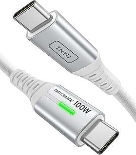 INIU Câble de charge rapide USB-C, 2 m/BSWH, Type C, en nylon, USB-A vers USB-C, pour Samsung S22 S21 Note 10 Google Pixel 7 iPad Pro Huawei Xiaomi 11 PS5, etc.