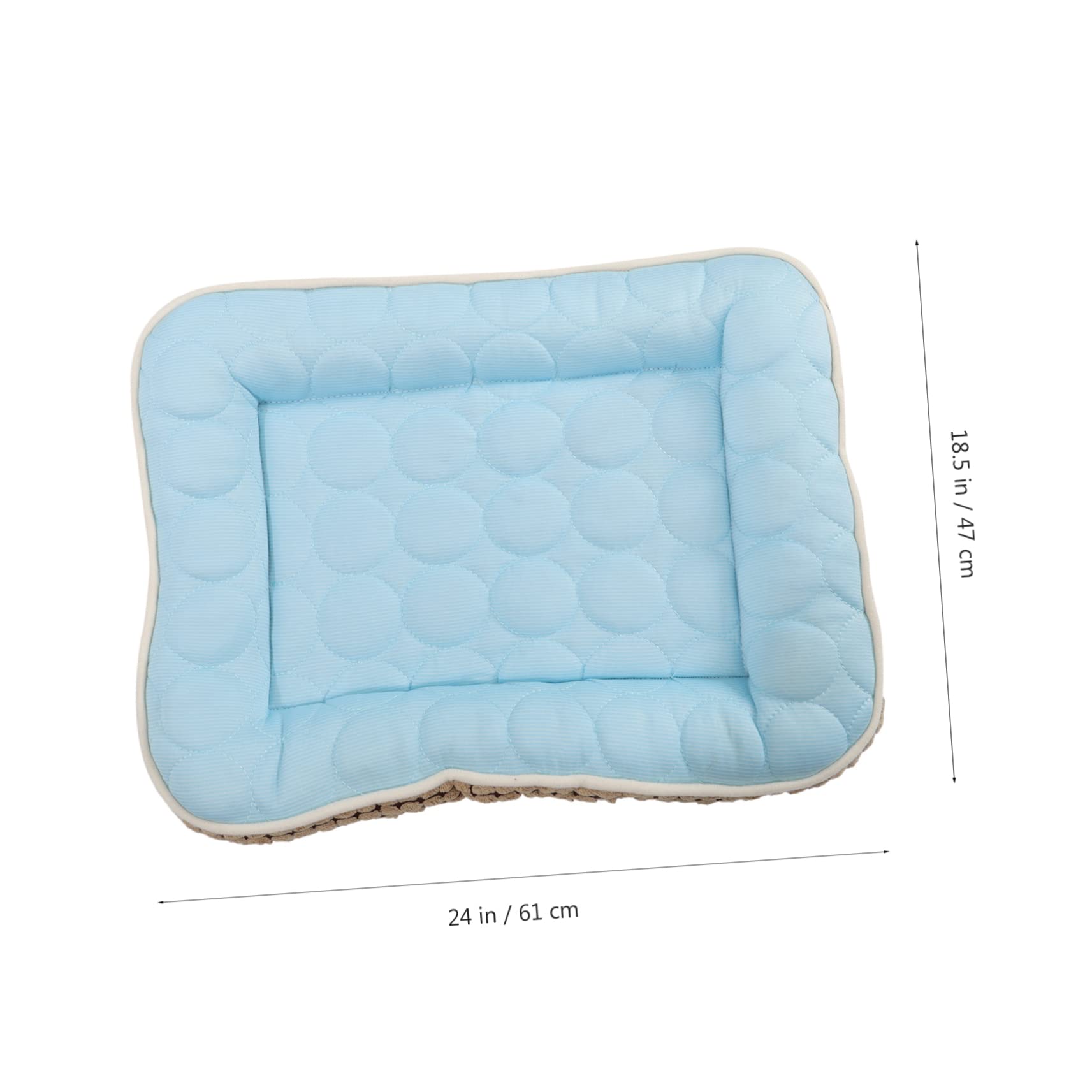 COLLBATH Tappetino Refrigerante per Cani e Animali, in Cotone Traspirante, Pieghevole, per Divano e Cassa, per L'estate