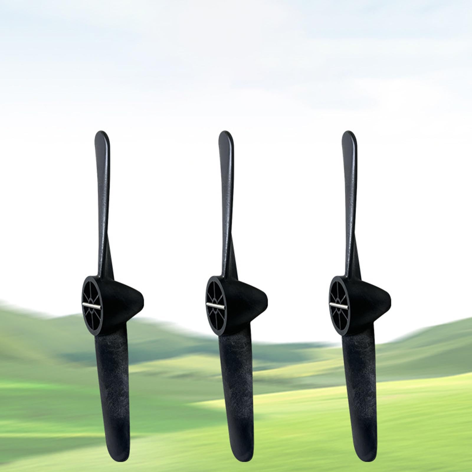 Support Moteur Hors-bord Pour Kayak – Pale D'hélice De Rechange – PP Noir – Longueur 30,5 Cm