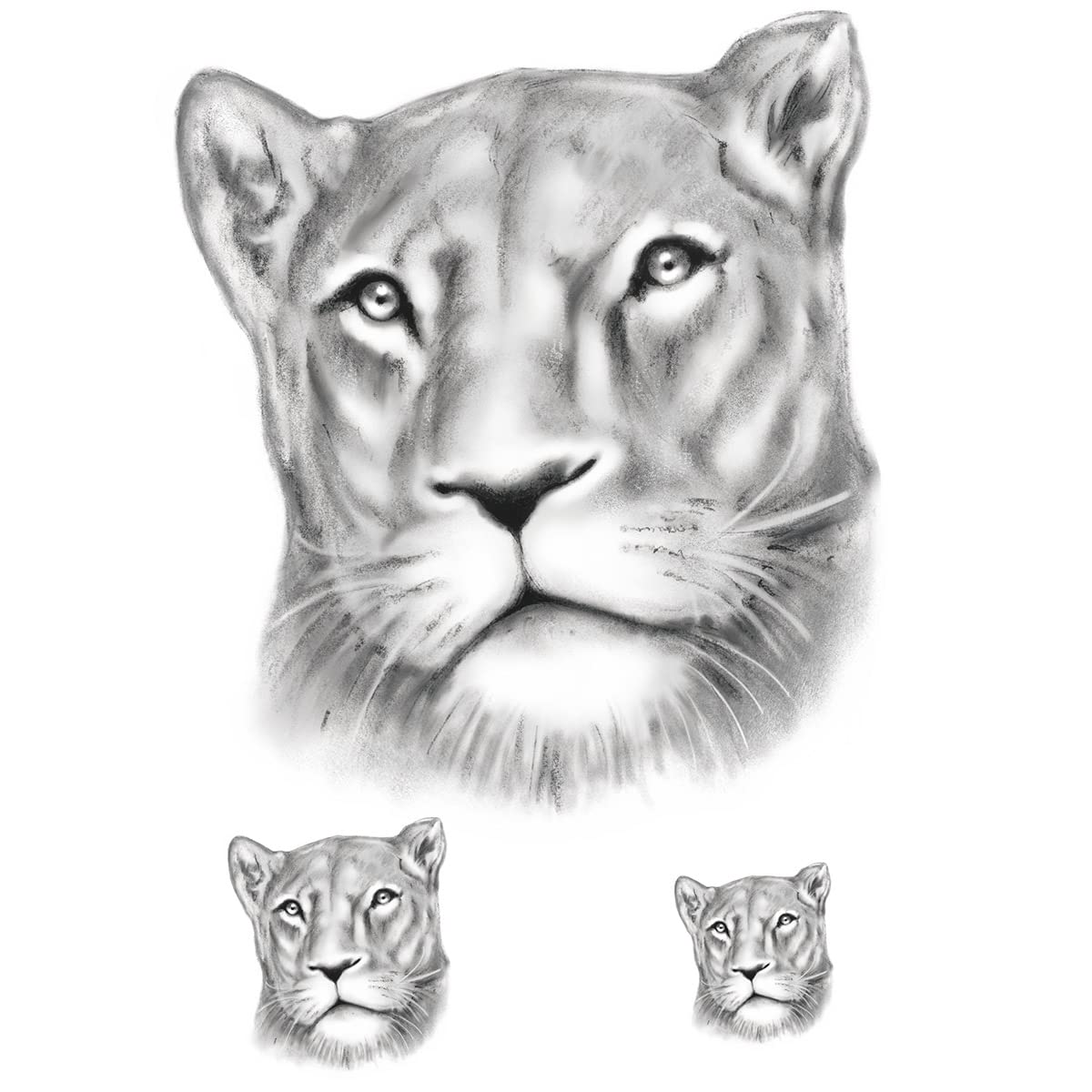 Tier Tattoos Für Kinder 10 Blätter | Temporäre Wasser-Tattoos Für Parties & Spaß