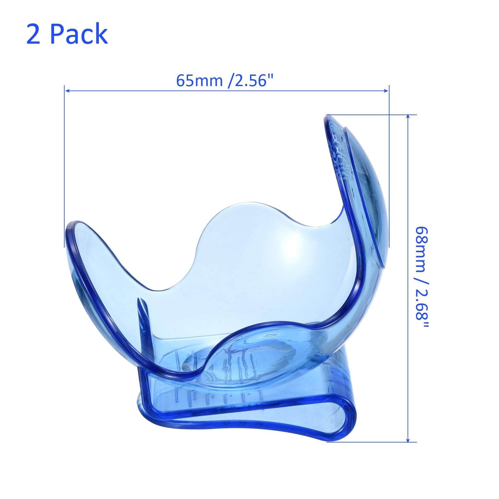 M METERXITY 2 Pack Tennis Ball Clip - ABS Tennis Accessories Waistband Clip Holder Sports Equipment, Light Weight, Apply to Tennis Sports (68 x 65 Mm, Sky Blue) - Image 3