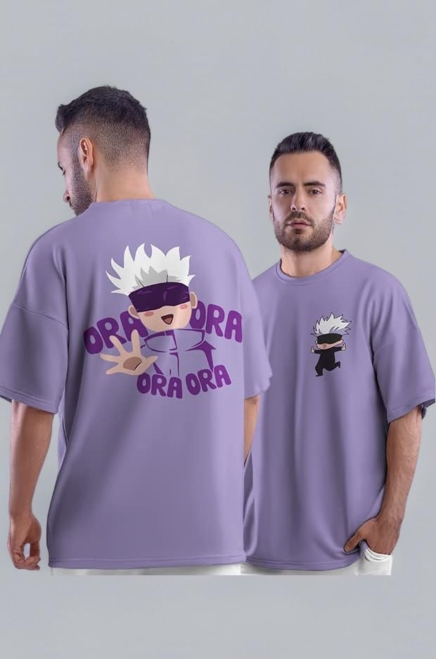 Jujutsu Kaisen Ora Ora Gojo Satoru Anime Oversized T-Shirt