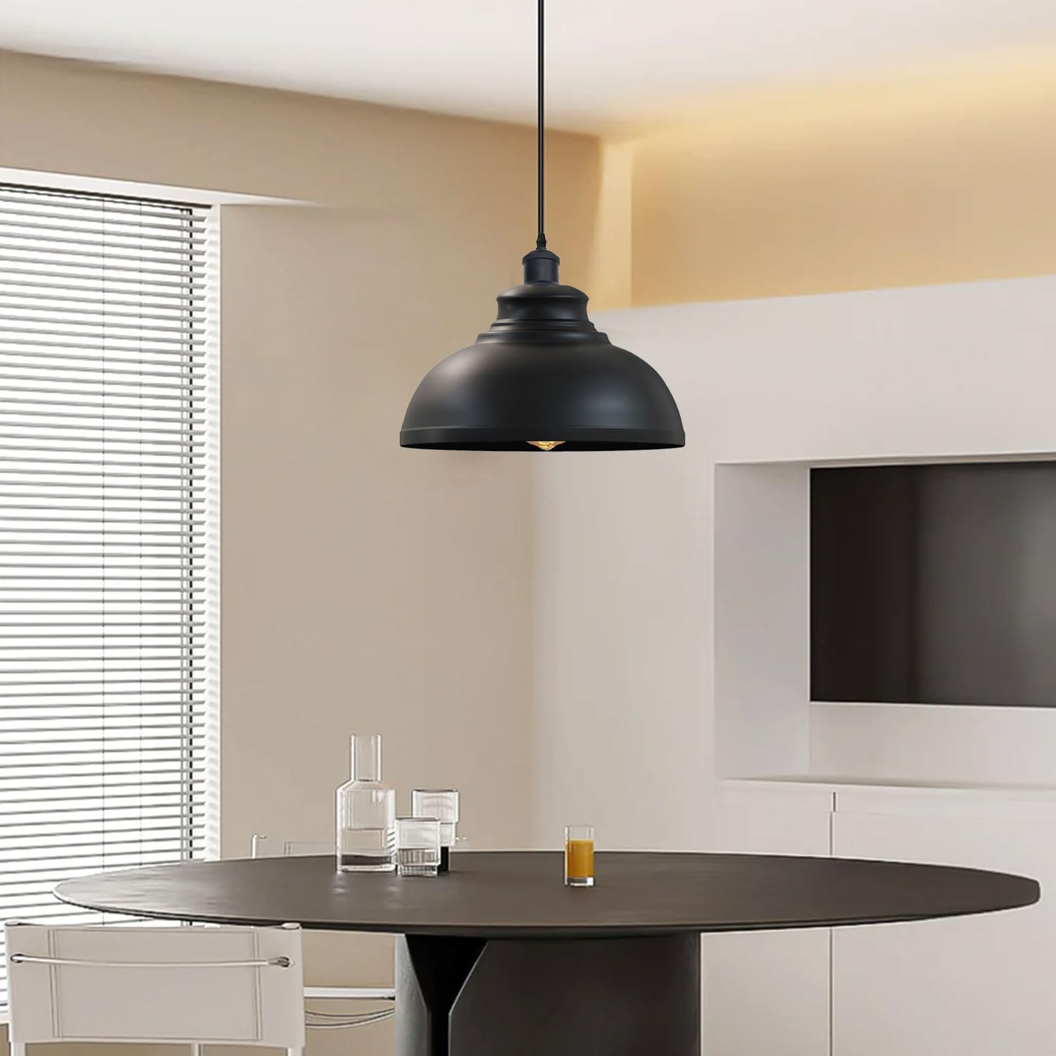 Industriële plafondlamp, vintage hanglamp, ijzeren metalen plafondlamp