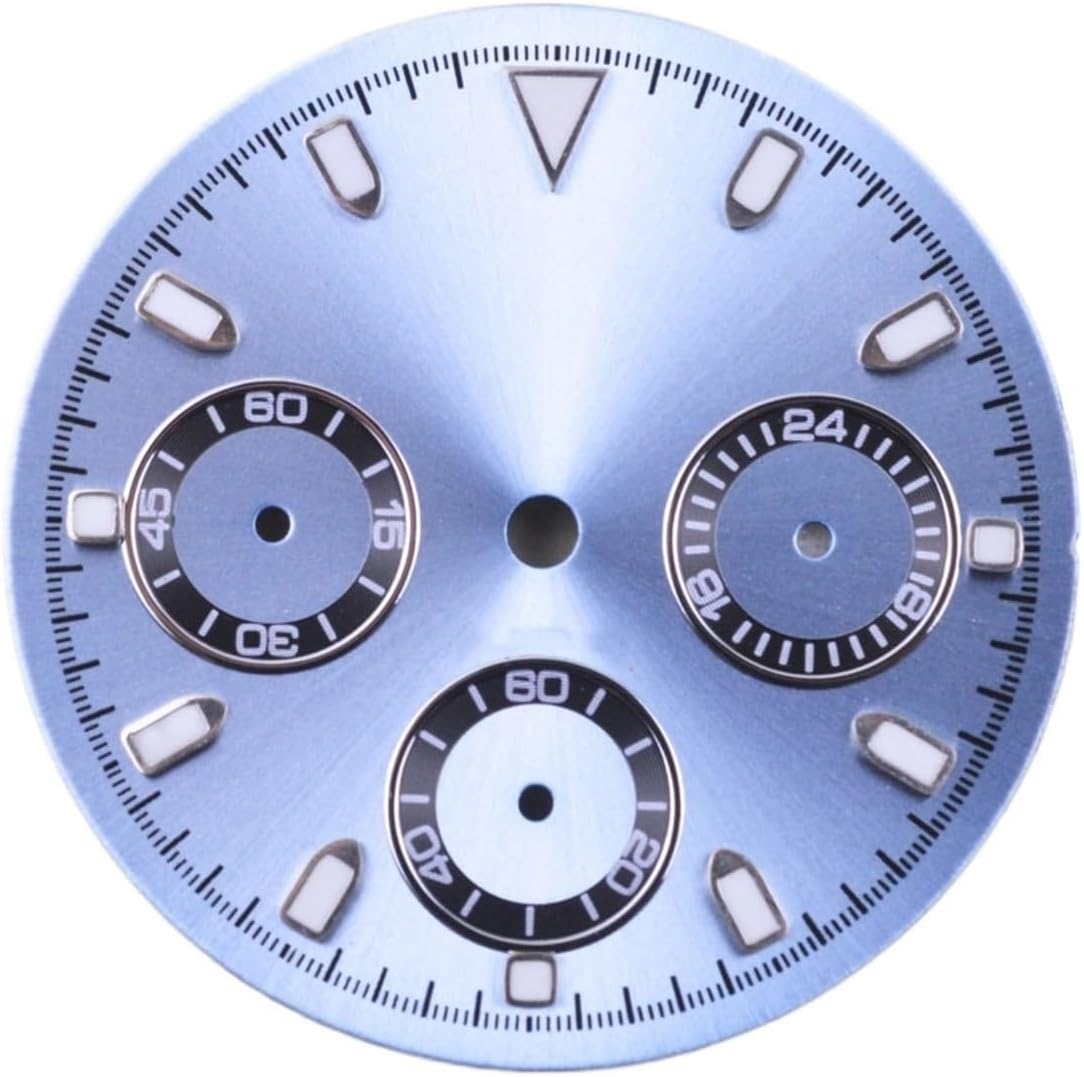 29mm VK63 Dial Hands Watch Face Pointers Parts Suitable Compatible 39mm Case Quartz Movement(Only Hands B1)